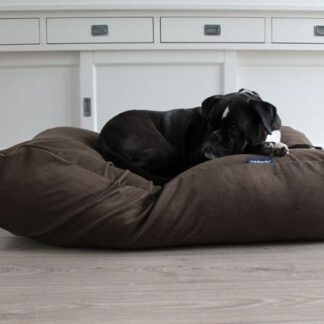 Dog's Companion® Hondenbed natuurlijk bruin ribcord extra small