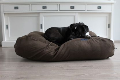 Dog's Companion® Hondenbed natuurlijk bruin ribcord extra small