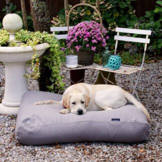 Dog's Companion® Hondenbed grijs meubelstof Extra Small