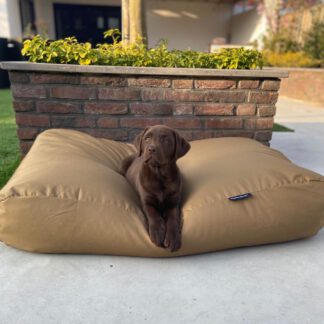 Dog's Companion® Hondenkussen khaki vuilafstotende coating