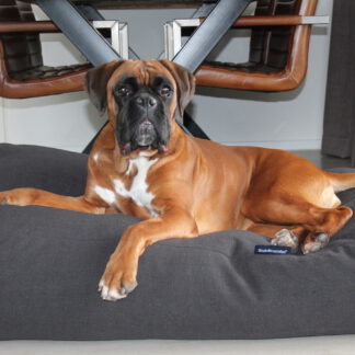 Dog's Companion® Hondenbed Black Smoke meubelstof