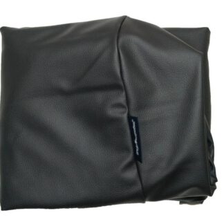 Dog's Companion® Hoes hondenbed zwart leather look superlarge