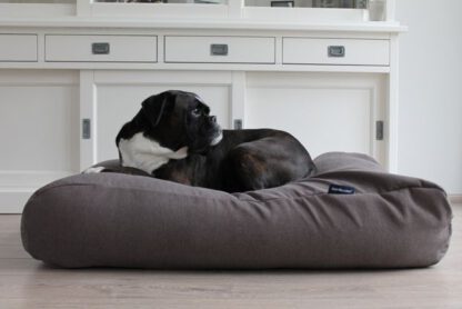Dog's Companion® Hondenbed taupe meubelstof large