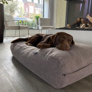 Dog's Companion® Hondenbed Stone washed brown