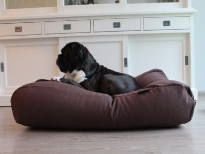 Dog's Companion® Hondenbed chocolade bruin (meubelstof) Superlarge
