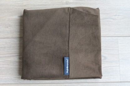 Dog's Companion® Hoes hondenbed natuurlijk bruin ribcord extra small