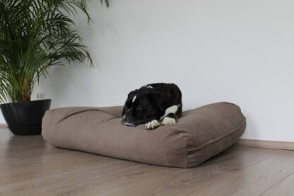 Dog's Companion® Hondenbed lever ribcord extra small