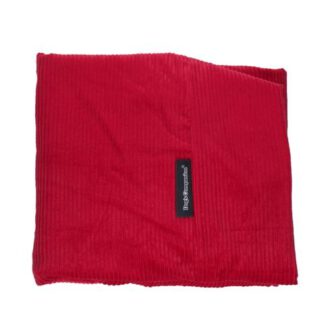 Dog's Companion® Hoes hondenbed rood ribcord small