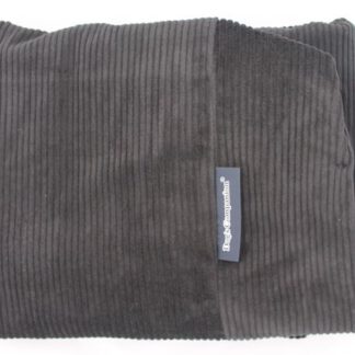 Dog's Companion® Hoes hondenbed zwart ribcord large