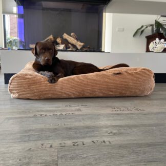Dog's Companion® Hondenbed camel giant ribcord