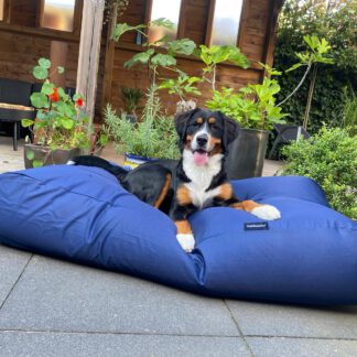 Dog's Companion® Hondenbed donkerblauw vuilafstotende coating medium
