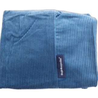Dog's Companion® Hoes hondenbed petrol ribcord extra small