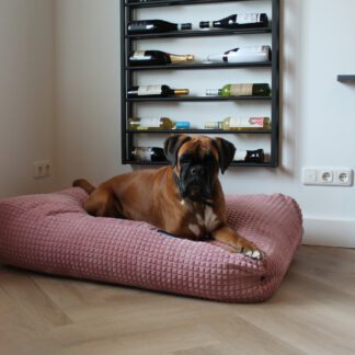 Dog's Companion® Hondenbed little square soft pink small