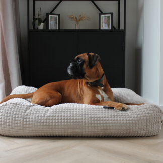 Dog's Companion® Hondenbed little square soft sand superlarge