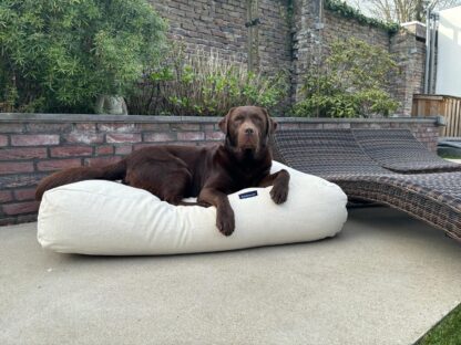 Dog's Companion® Hondenbed off white meubelstof