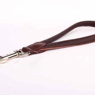 Leren korthouder hond 36 cm