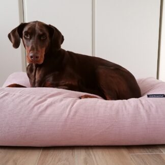 Dog's Companion® Hondenbed lichtroze ribcord
