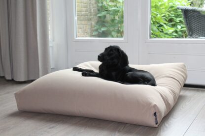 Hondenkussen 96 x 89 x 12 cm beige
