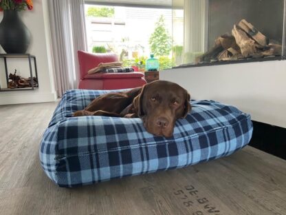 Dog's Companion® Hondenkussen fleece cosy blue medium