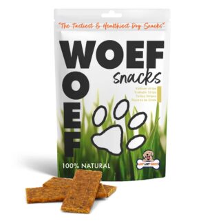 Woefwoefsnacks - Kalkoen strips