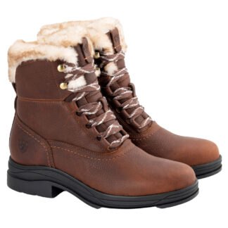 Ariat Dames enkellaarzen WMS Harper Sherpa H2O, dark-brown, Maat: 37,5