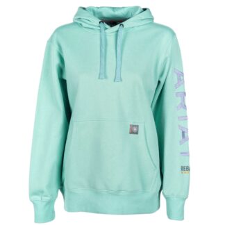Ariat Damestrui WMS Rebar Graphic Hoodie, aquatic, Maat: S