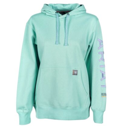 Ariat Damestrui WMS Rebar Graphic Hoodie, aquatic, Maat: S