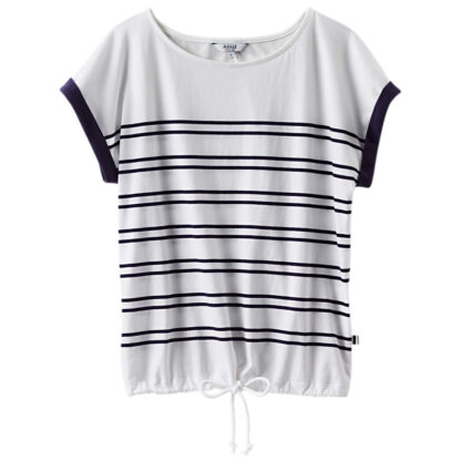 Aigle Dames T-Shirt Pictum, wit-blauw, Maat: M