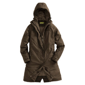 OWNEY Dames Thermo-Longjack Ilu, mokka, Maat: 4XL