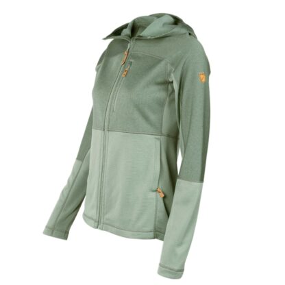 Fjällräven Damesvest Abisko Trail Fleece W, groen, Maat: XS