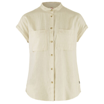 Fjällräven T-shirt Övik Hemp Shirt W SS, chalk white, Maat: L