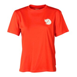 Fjällräven T-Shirt Walk with Nature T-Shirt W, flame orange, Maat: XS