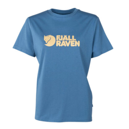 Fjällräven Dames T-Shirt Logo Tee W, dawn blue, Maat: L