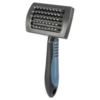 TRIXIE Verzorgingsborstel Care, grijs-blauw