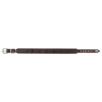 HUNTER Hondenhalsband Virginia Rose, bruin, Maat: 60