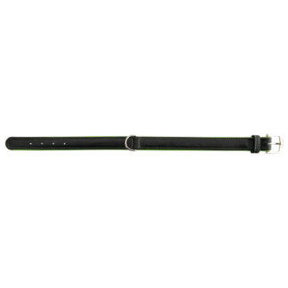 Hondenhalsband Pacific, zwart-groen, Maat: S