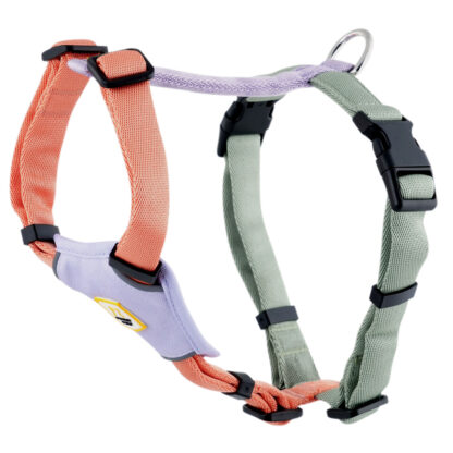 WOOLLY WOLF Hondentuig Explorer, salmon pink, Maat: M