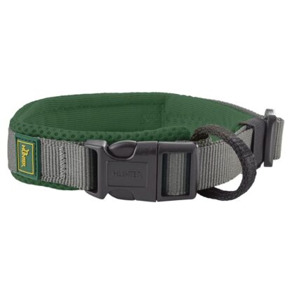 HUNTER Hondenhalsband Maldon, donkergroen/grijs, Maat: XL