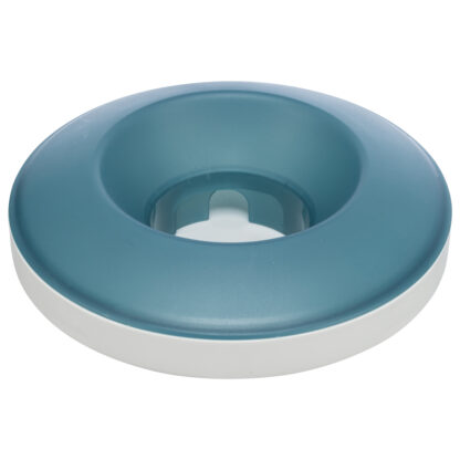 TRIXIE Slowfeeder hondenvoerbak Rocking Bowl, blauw-wit