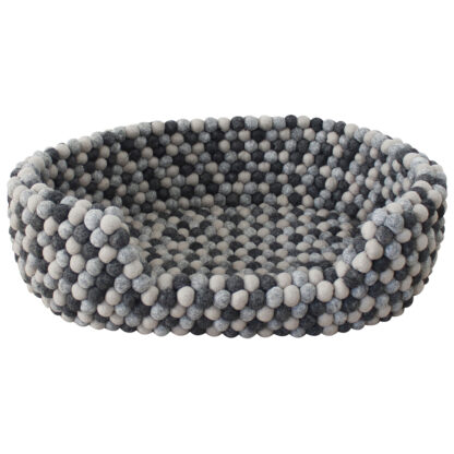WOOLDOT Hondenbed Pet Basket, grijs-creme, Maat: S