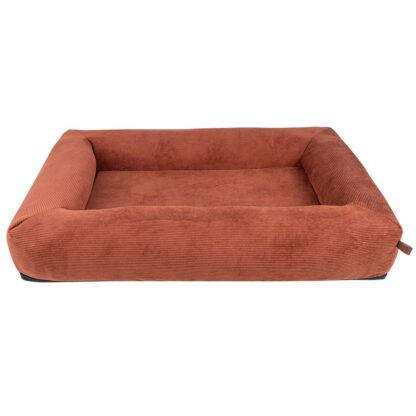 alsa-brand Hondenbed Cosy Cord, terracotta bruin, Maat: 2