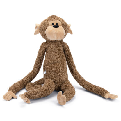 Honden knuffel Aap Vik XL, bruin