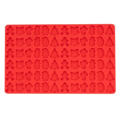 Hondenkoekjes-bakmat X-Mas, rood