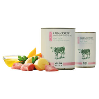 alsa-nature Kalfs-Ragout met Peterselie-aardappel en pompoen, 800 g, Aantal: 12 x 800 g