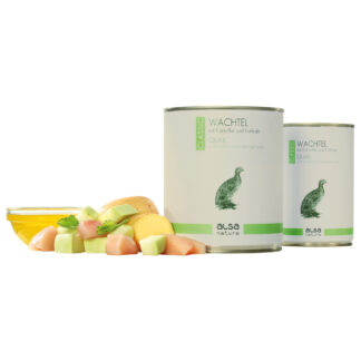 alsa-nature Kwartel met aardappel en koolrabi, 400 g, Aantal: 400 g