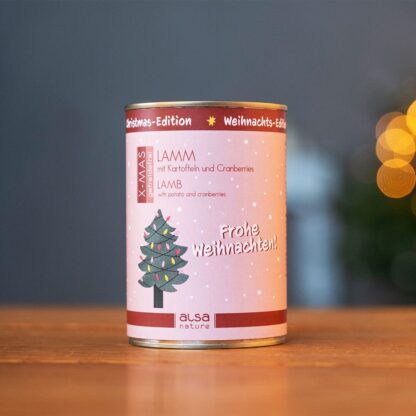alsa-nature XMAS Lam met aardappel & cranberries, 400 g, Aantal: 6 x 400 g