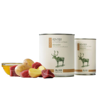 alsa-nature SINGLE Rendier met aardappel, 800 g, Aantal: 90 x 800 g