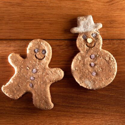 alsa-nature Kerstkoeken Sneeuwpop & Peperkoekman, 1 x 2 stuks