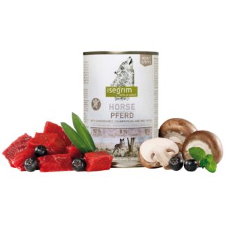 isegrim STEPPE Paard met appelbessen, champignons & wilde kruiden, 400 g, Aantal: 6 x 400 g