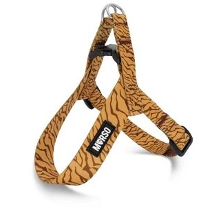 Morso Morso mini hondentuig verstelbaar gerecycled jungle drum oranje